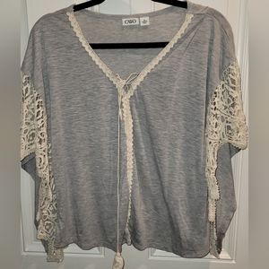 Cato flowy wide sleeve top